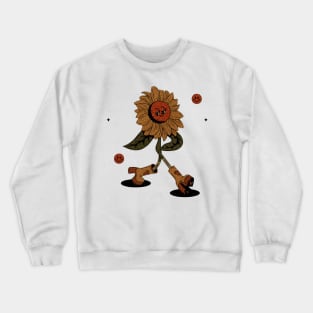 retro flower Crewneck Sweatshirt